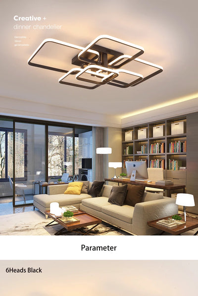 IllumiSqaure Modern LED Ceiling Lights