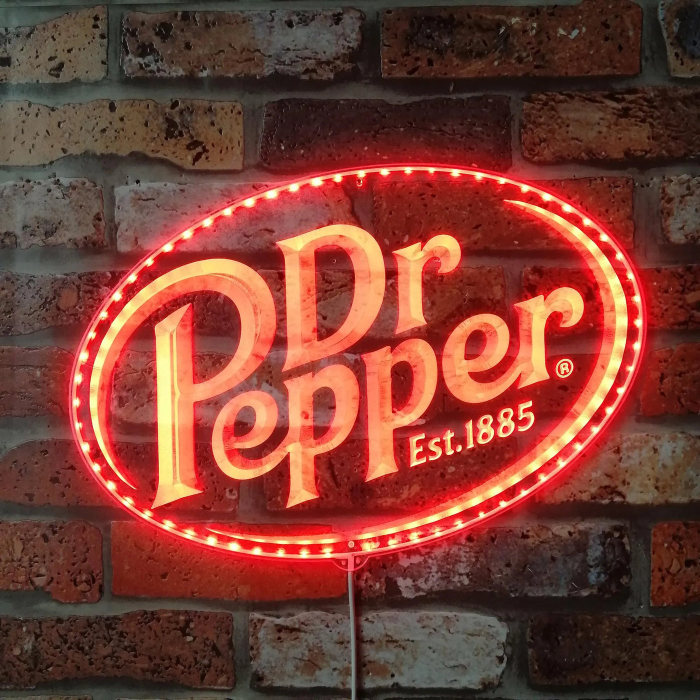 Dr Pepper RGB LED Sign