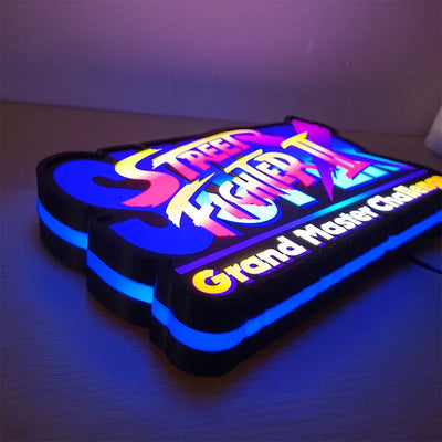 Street Fighter II Neon LED Sign