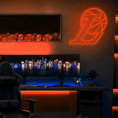 Illumi Los Angeles Lakers Orange LED Neon Sign