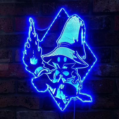 Final Black Mage Fantasy 7 RGB LED Sign