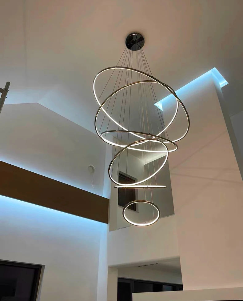 NordicAura Halo Chandelier