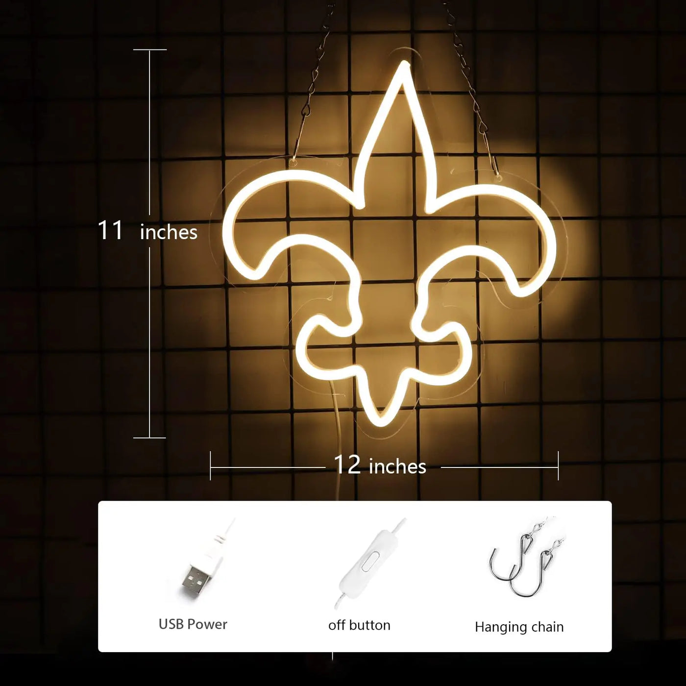 Illumi New Orleans Saints LED Neon Sign