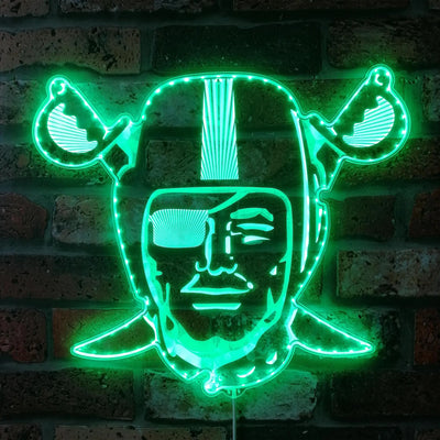 Las Vegas Raiders RGB LED Sign