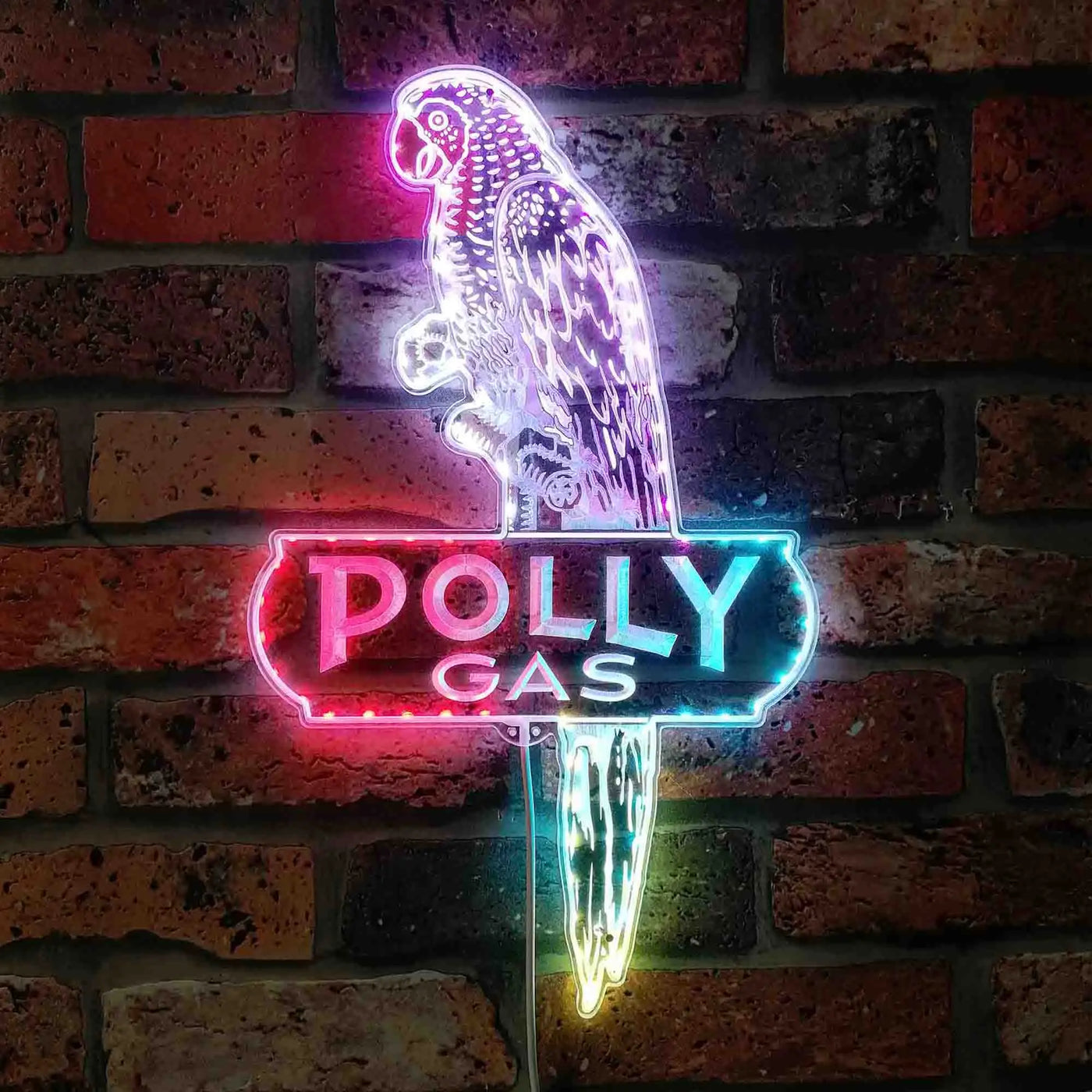 Illumi Polly Gas RGB LED Sign