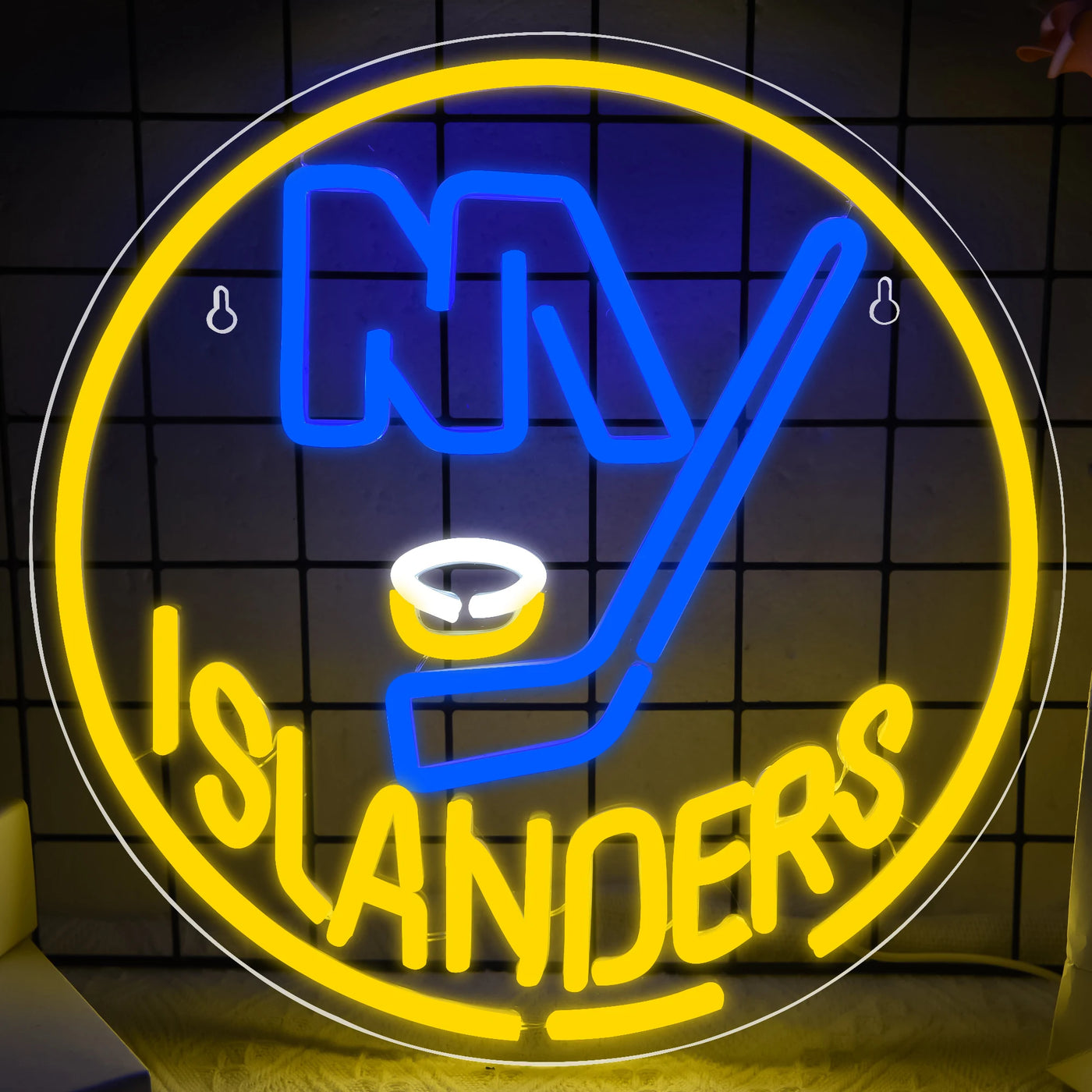 Illumi New York Islanders Yellow LED Neon Sign