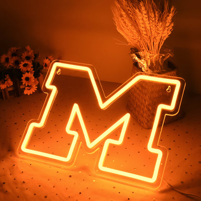 Illumi Michigan Wolverines Orange LED Neon Sign