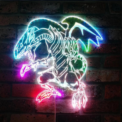 Blue-Eyes White Dragon RGB LED Sign