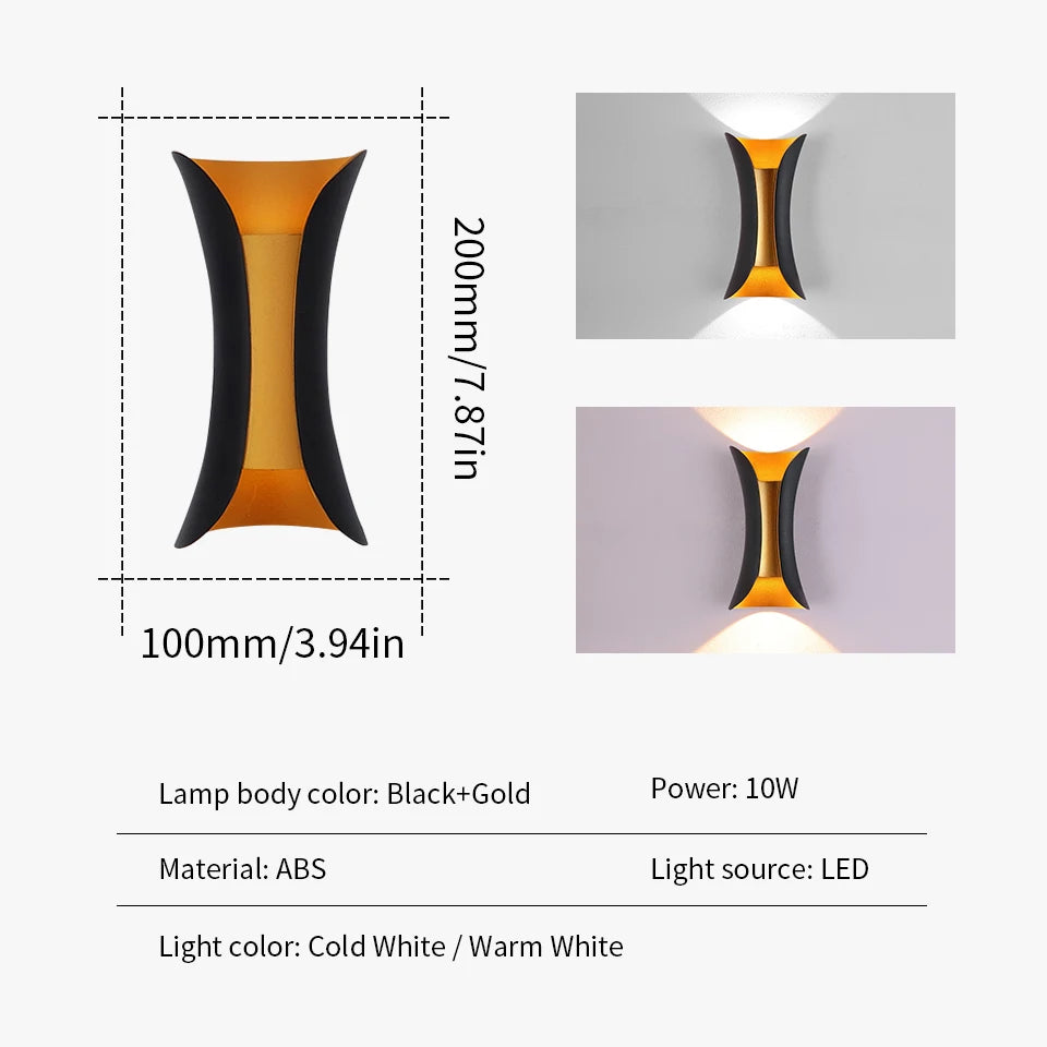 Illuminimalist LED Wall Lamp