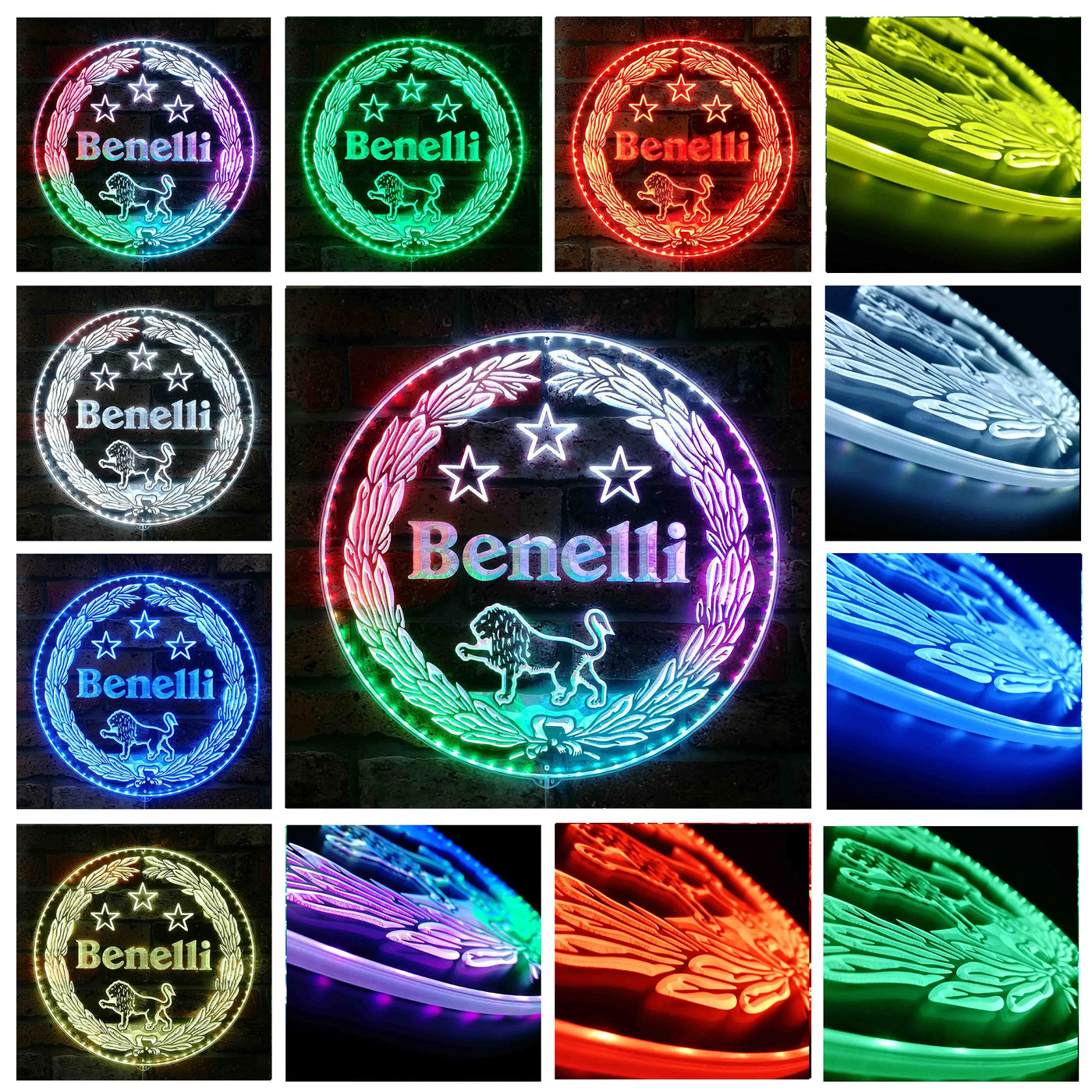 Illumi Benelli Motorcycles RGB LED Sign