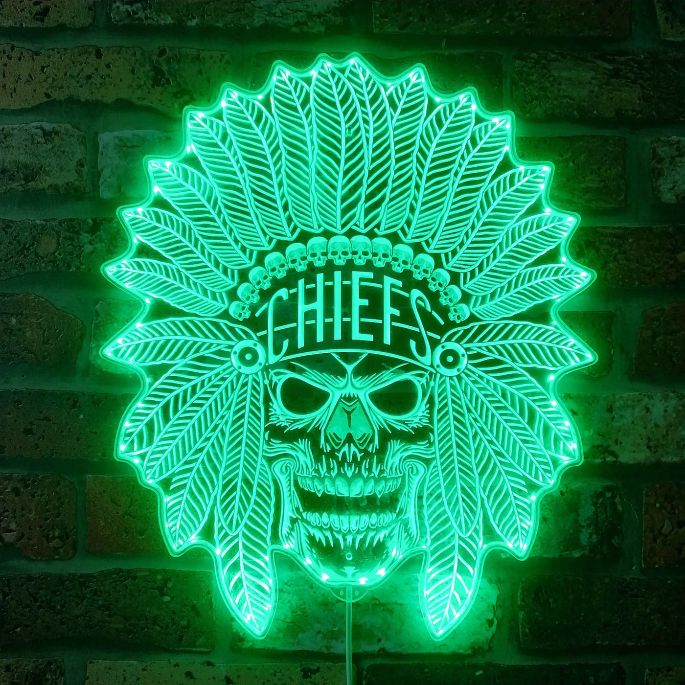 Kansas City Chiefs Kingdom LED Neon Sign