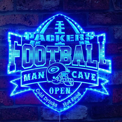 Green Bay Packers Sports Bar RGB LED Sign