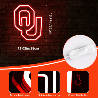 Illumi Oklahoma Sooners LED Neon Sign