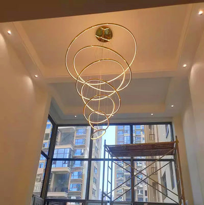 NordicAura Halo Chandelier