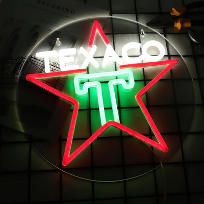 Illumi Texaco Star LED Neon Sign