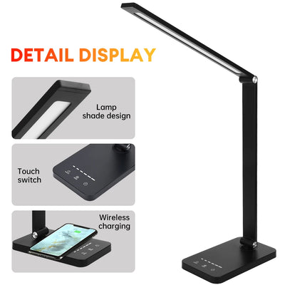 LumiCharge Foldable LED Desk Lamp