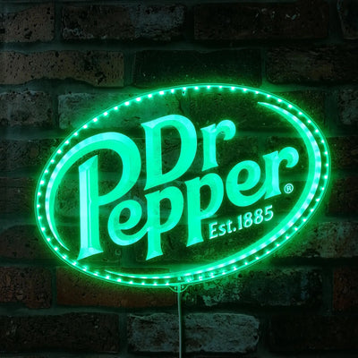 Dr Pepper RGB LED Sign