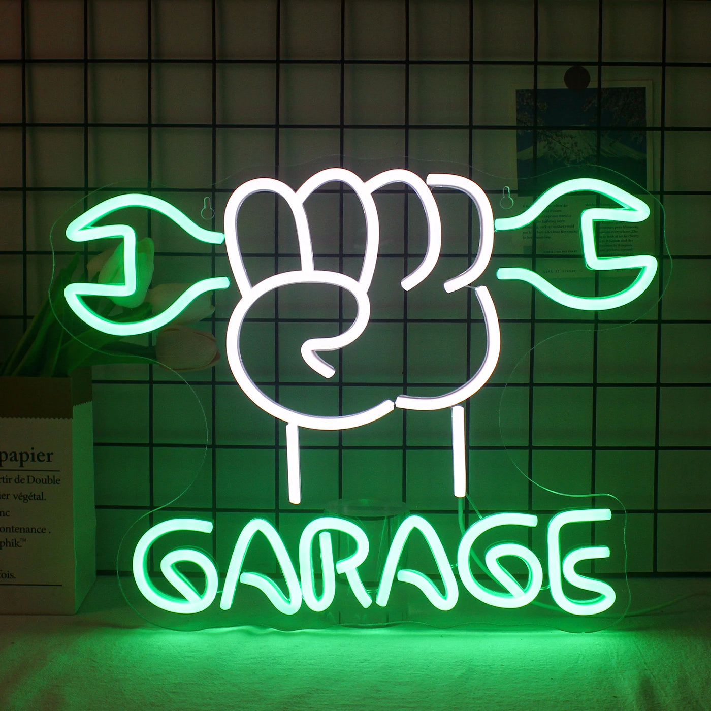 Illumi Garage Wrench Neon Sign