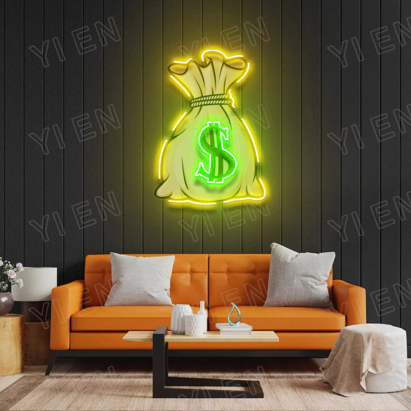 Illumi Money Bag Neon LED Sign