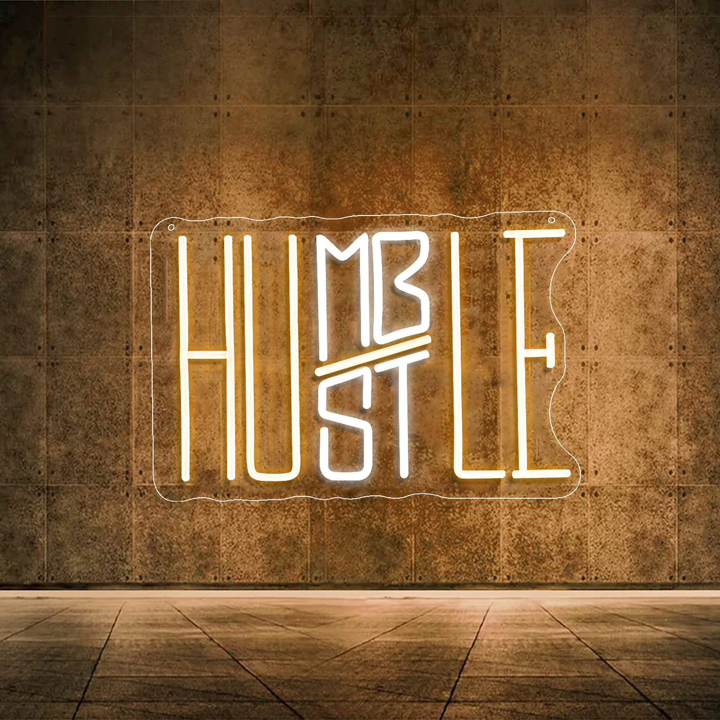 Illumi Hustle/Humble Neon LED Sign