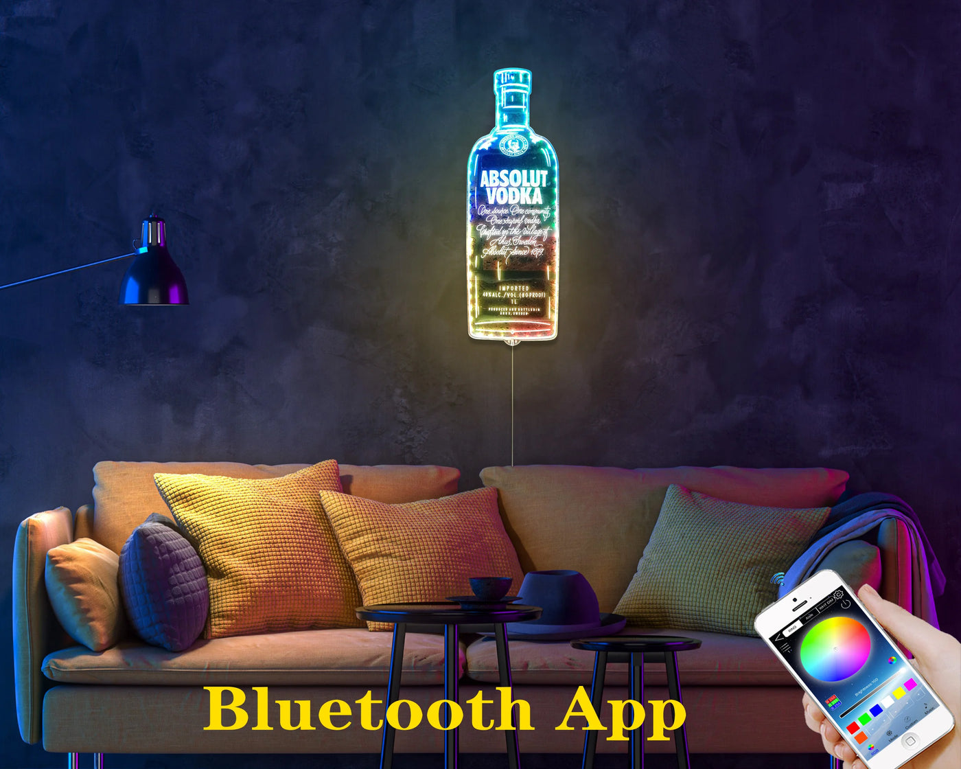 Absolut Vodka RGB LED Sign