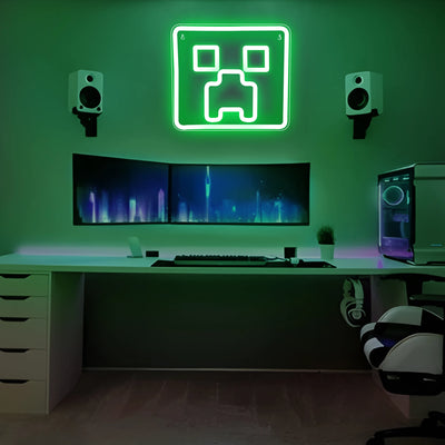 Illumi Minecraft Creeper Neon LED Sign