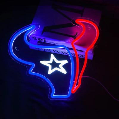 Illumi Houston Texans LED Neon Sign