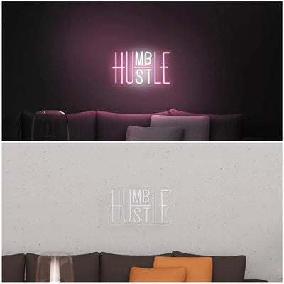 Illumi Humble/Hustle Neon LED Sign