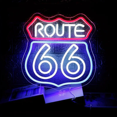 Illumi Route 66 LED Neon Sign