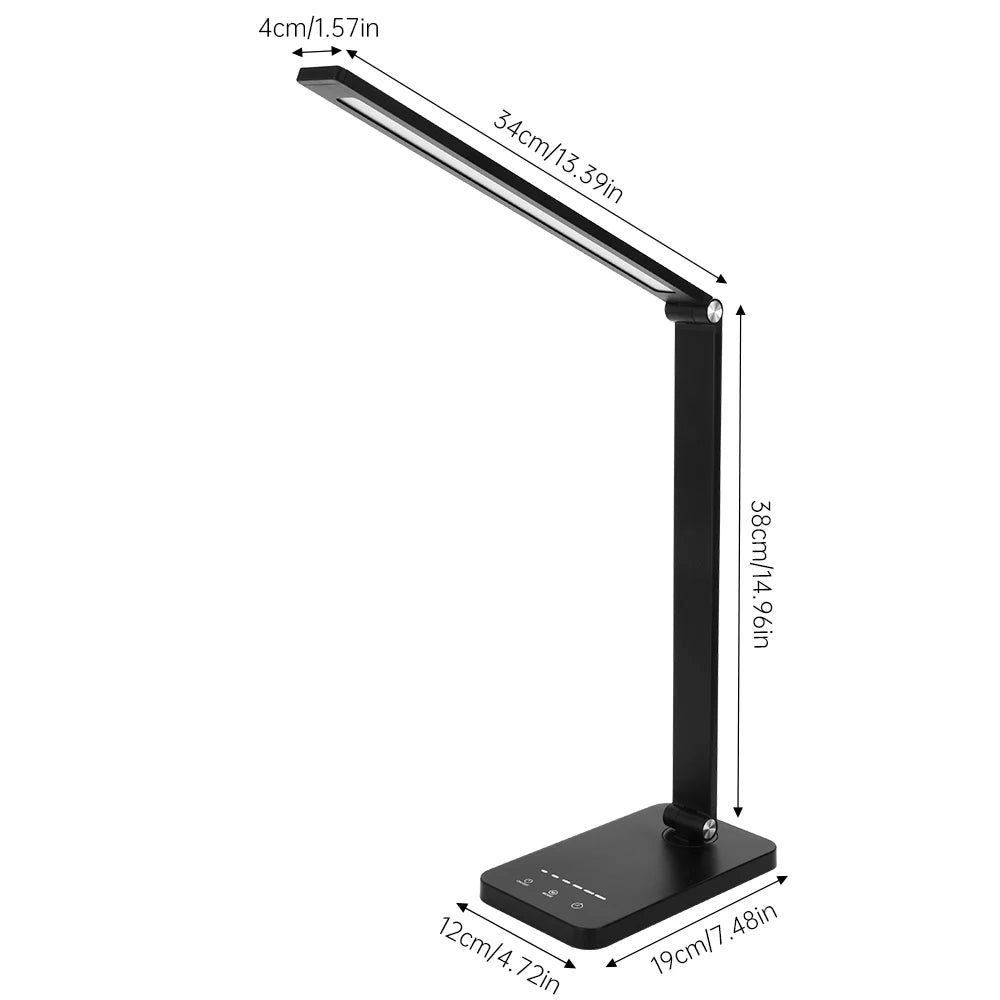 LumiCharge Foldable LED Desk Lamp