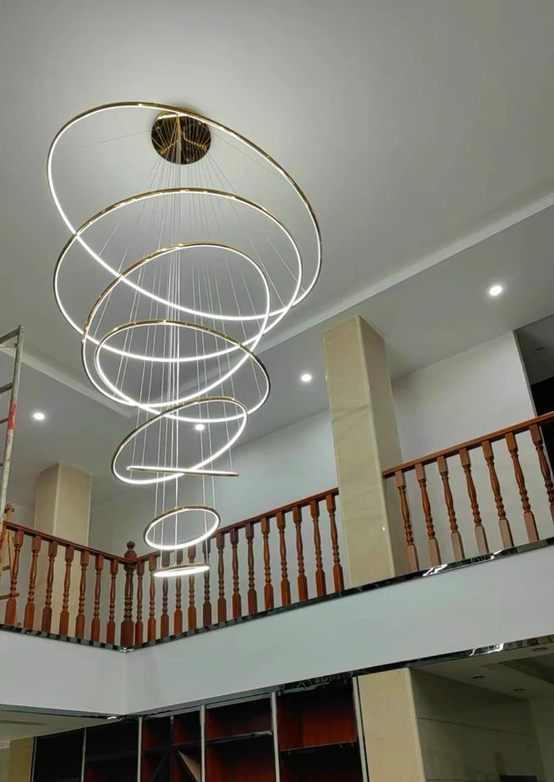 NordicAura Halo Chandelier