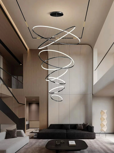 NordicAura Halo Chandelier