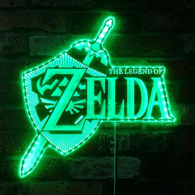 Legend of Zelda RGB LED Sign