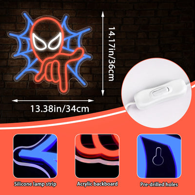 Illumi Spiderman Neon LED Sign