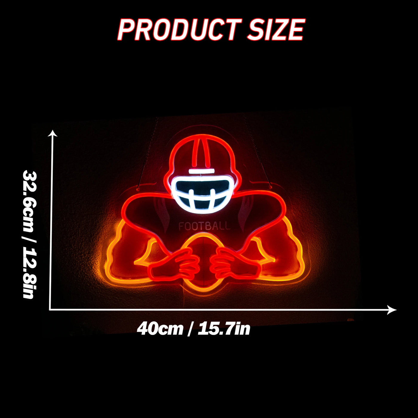 Illumi Football Player Neon LED Sign