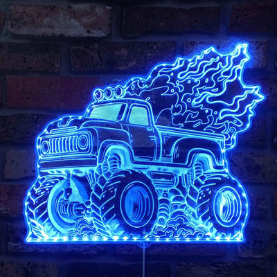 Illumi Monster Truck RGB LED Sign