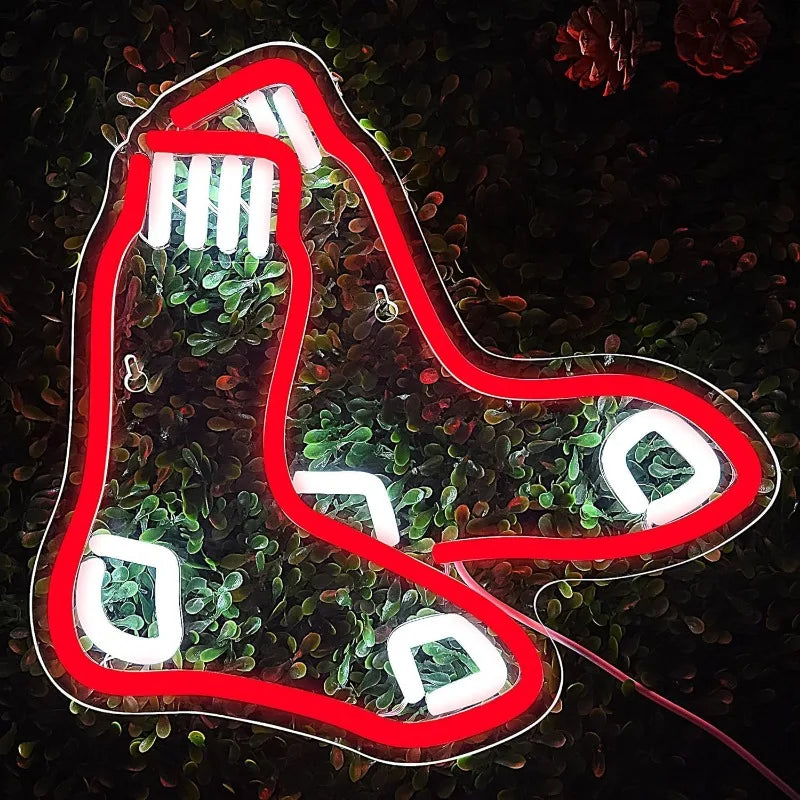 Illumi Boston Red Sox Socks LED Neon Sign