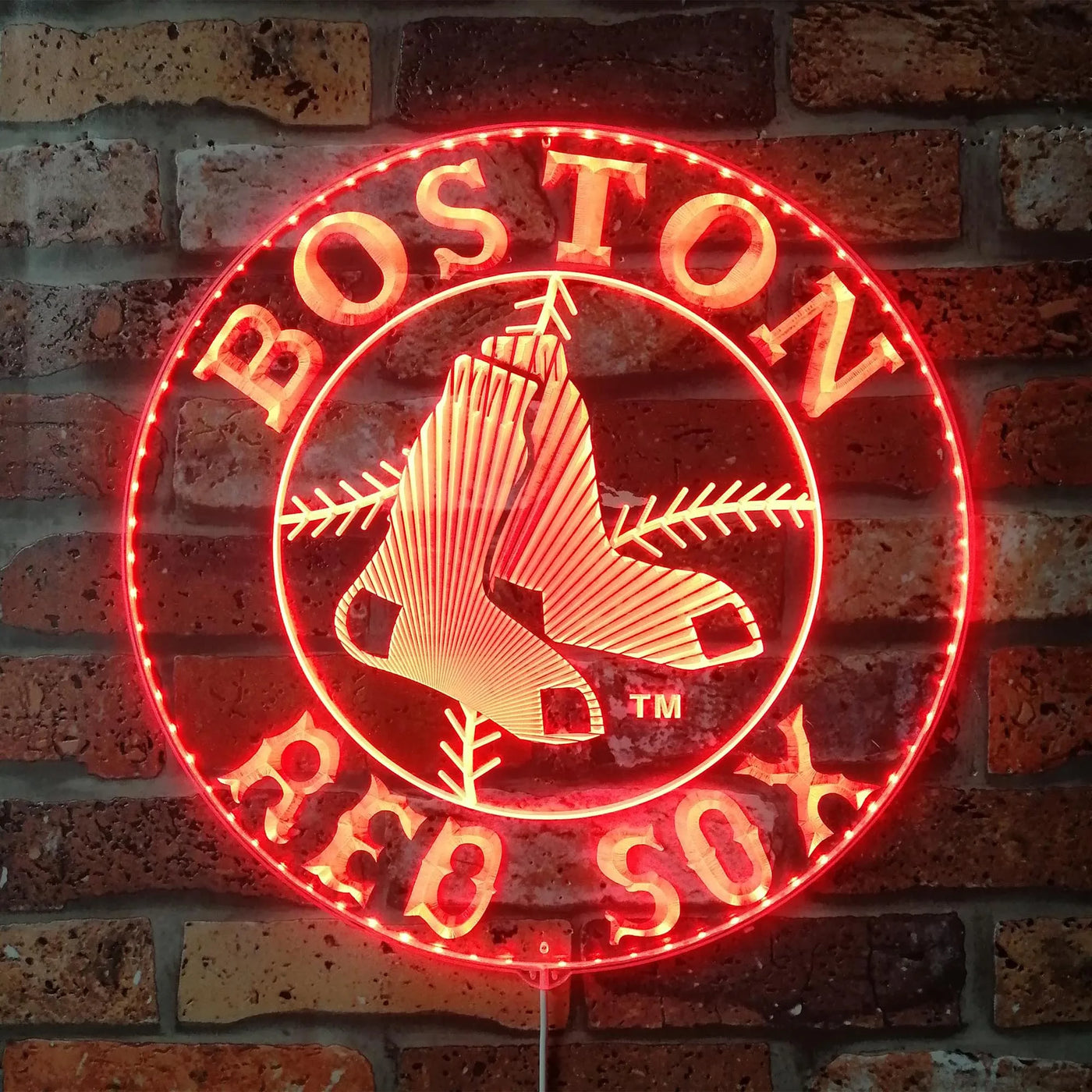 Boston Red Sox Dynamic RGB LED Sign