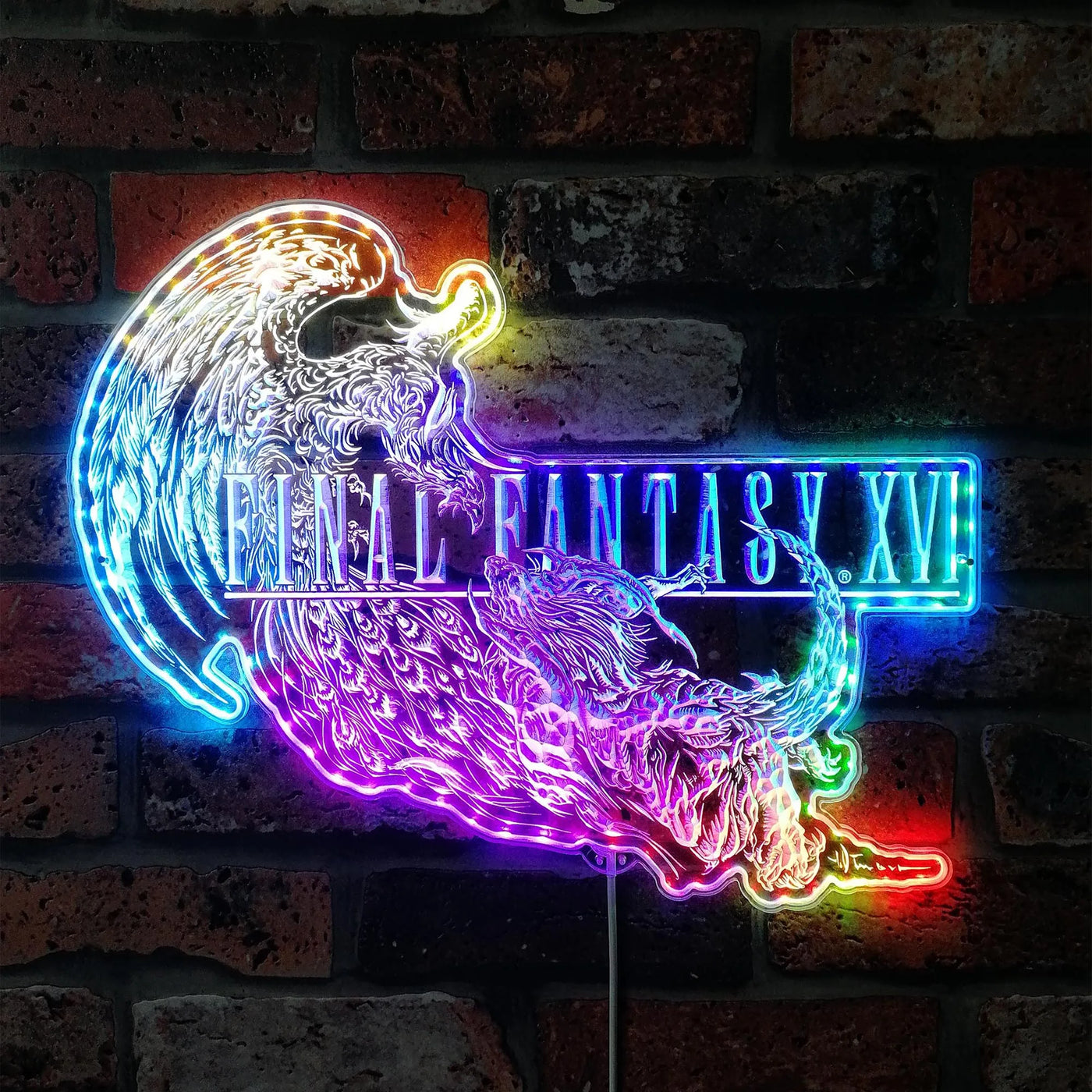 Final Fantasy XVI RGB LED Sign