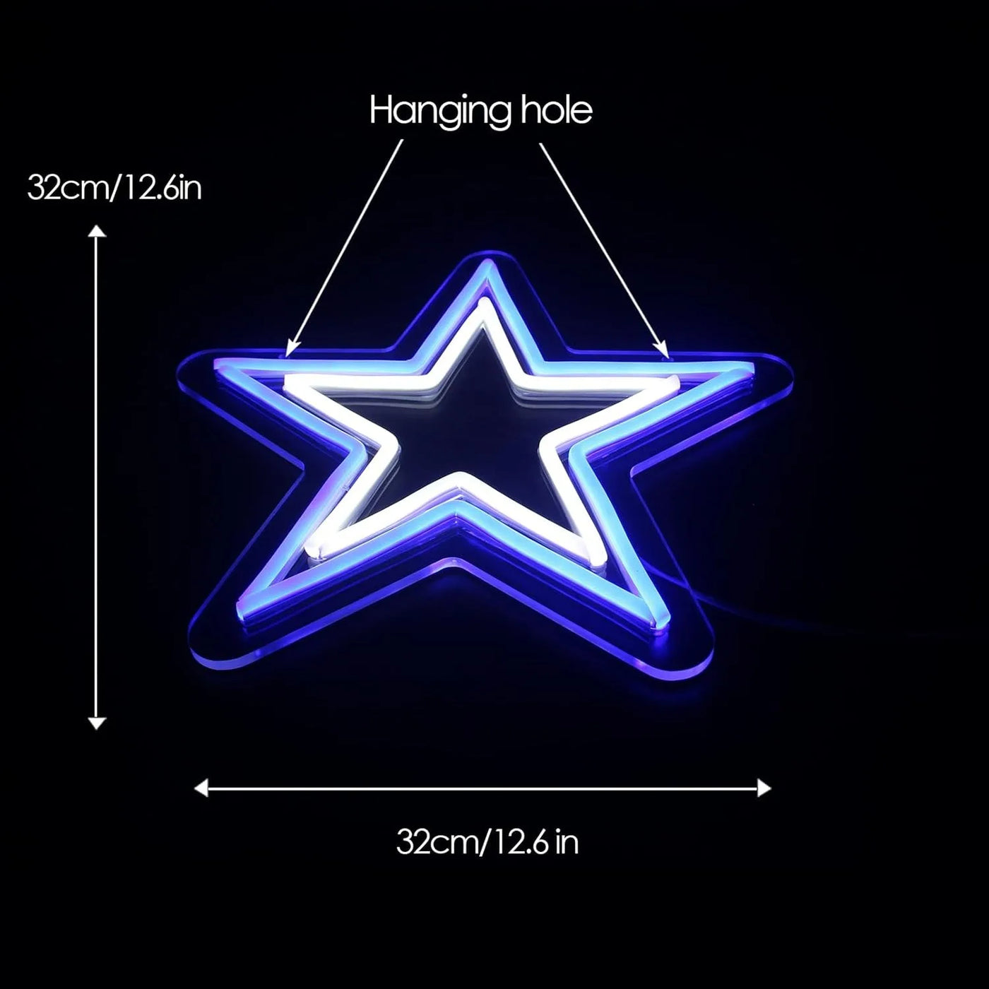 Illumi Dallas Cowboys Star LED Neon Sign