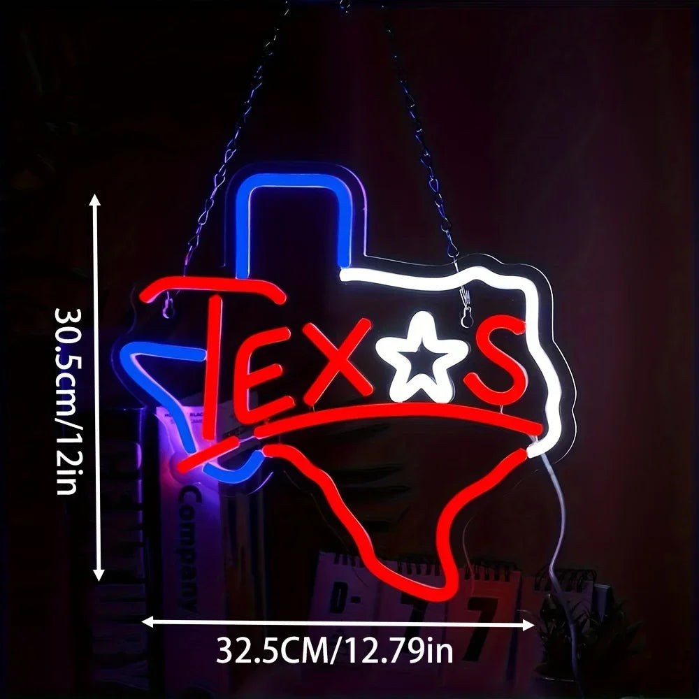 Illumi Texas Lone Star State Neon LED Sign