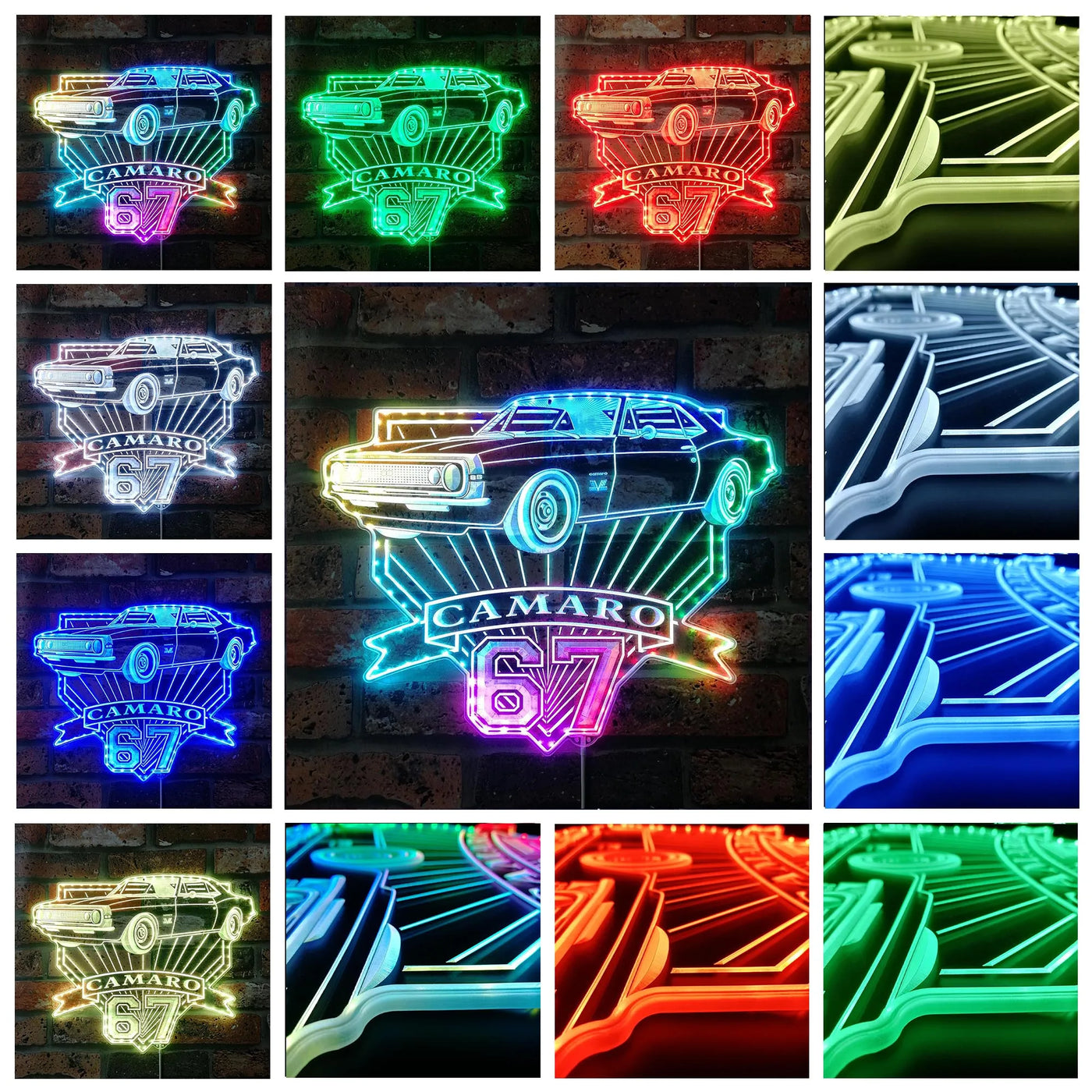 Illumi '67 Camaro RGB LED Sign