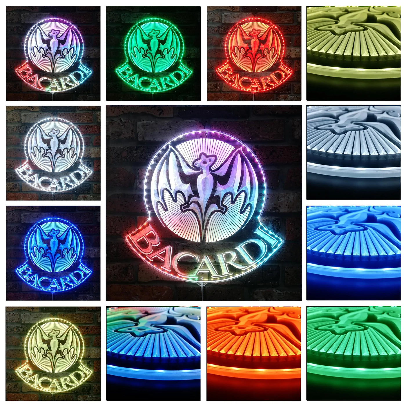 Bacardi RGB LED Sign