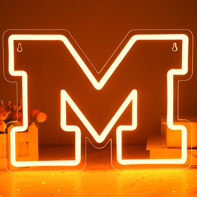 Illumi Michigan Wolverines Orange LED Neon Sign