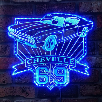 Illumi '69 Chevelle RGB LED Sign