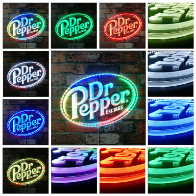 Dr Pepper RGB LED Sign