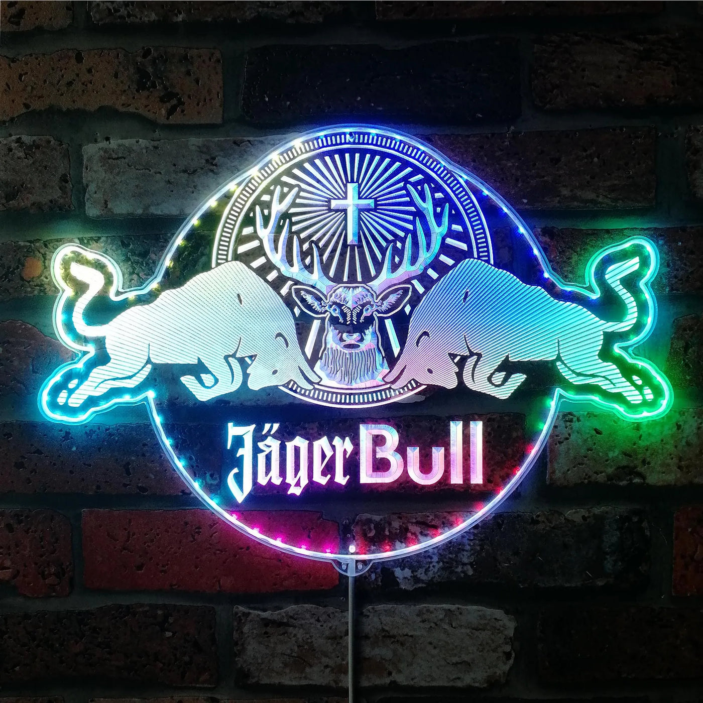 Jager Bull RGB LED Sign