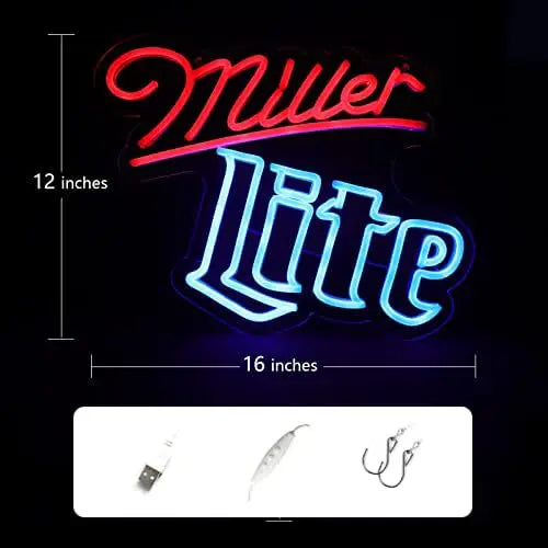 Illumi Miller Lite Beer Neon LED Sign