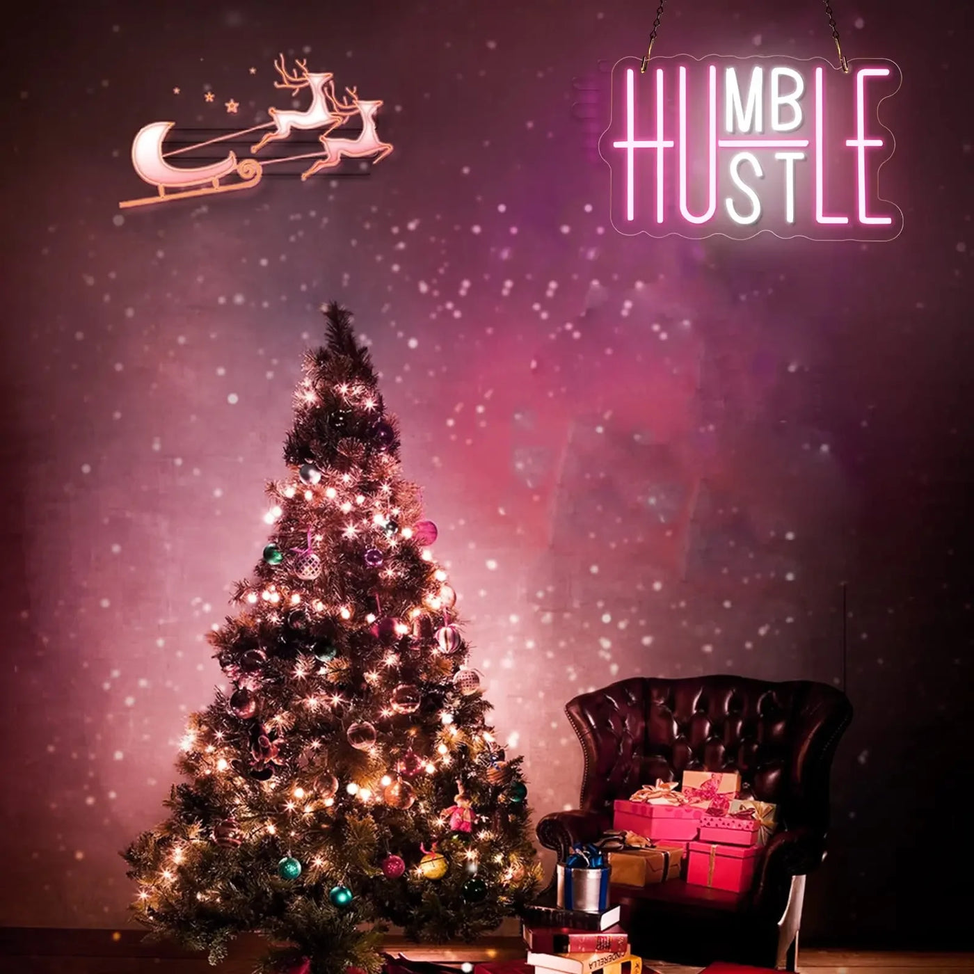 Illumi Humble/Hustle Neon LED Sign