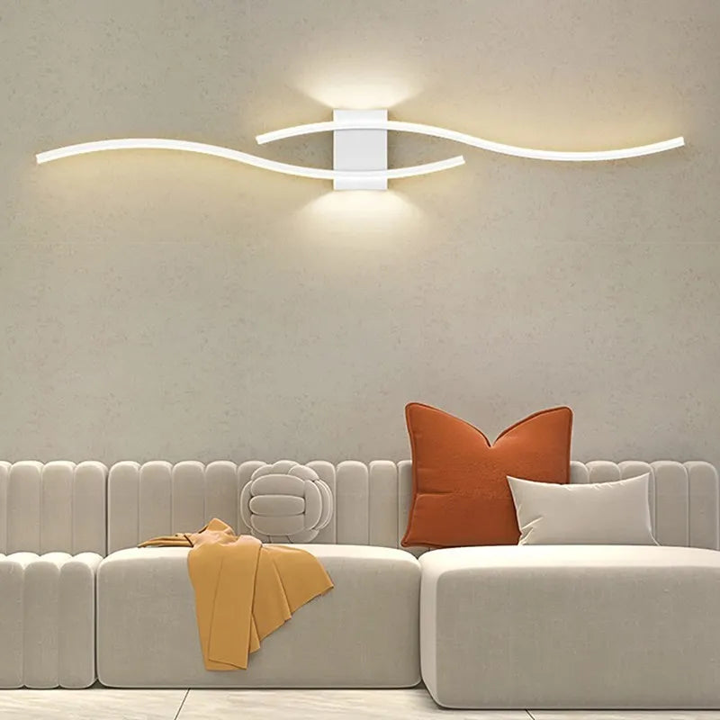 IllumiWavy Modern LED Wall Lamp